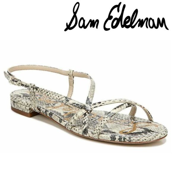 NEW Women's Sam Edelman Teale Sandal, Size 6 and 6.5 M - Beige - Picture 1 of 4